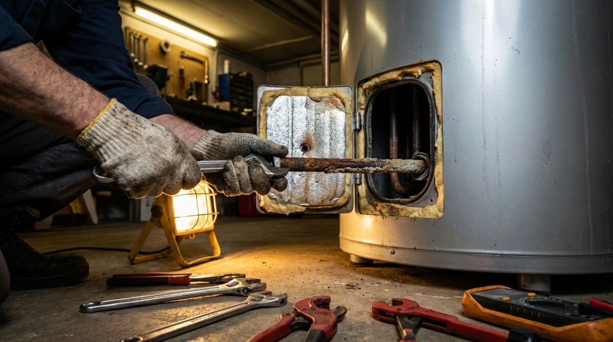 Boileri lekke remont ja tihendi vahetus